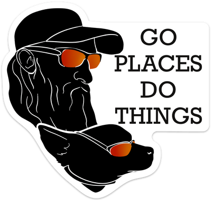 Static Window Clings - NarroWay Homestead "Go Places Do Things"