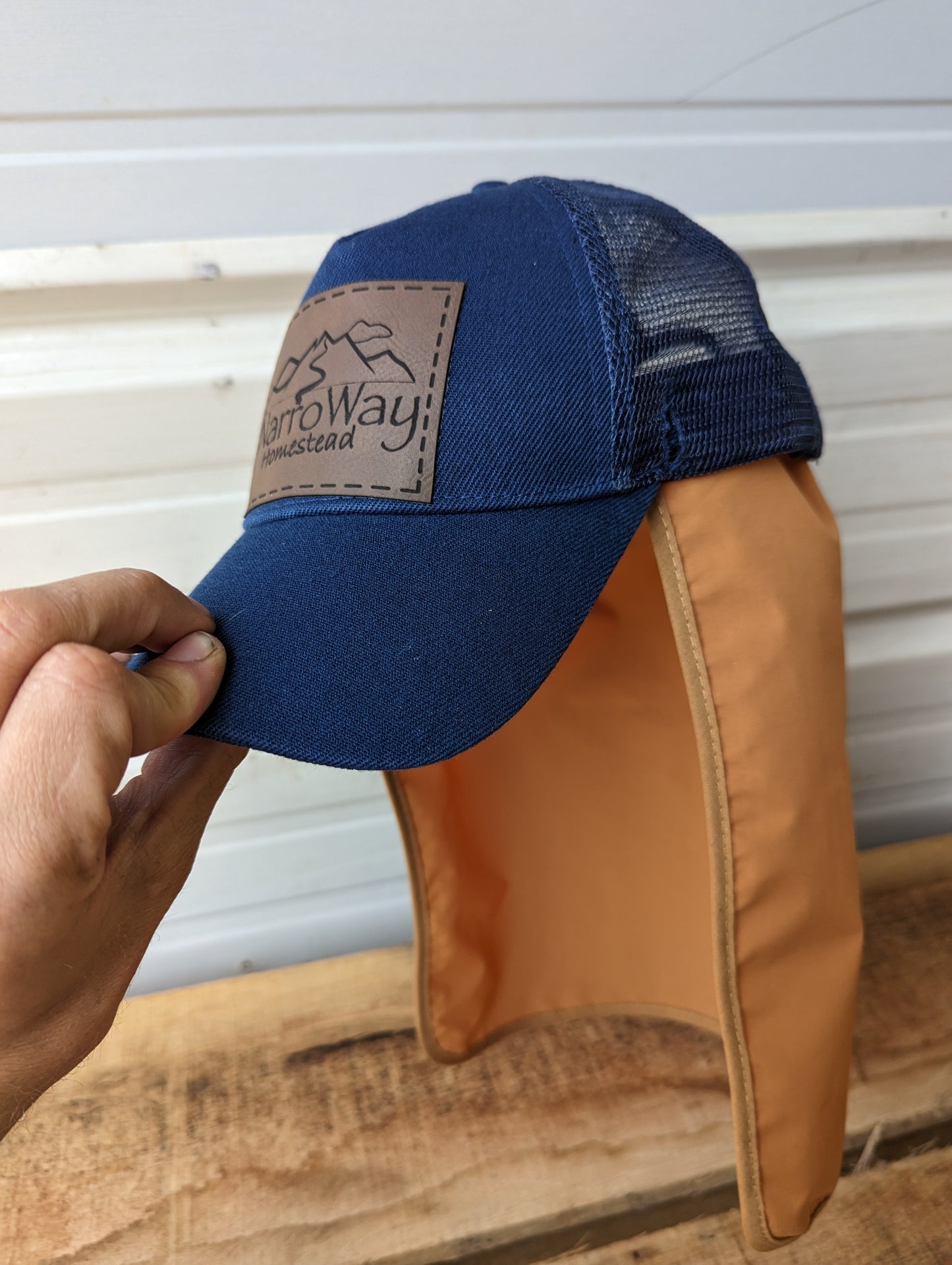 NarroWay Homestead Adjustable Ball Cap with built in head lamp