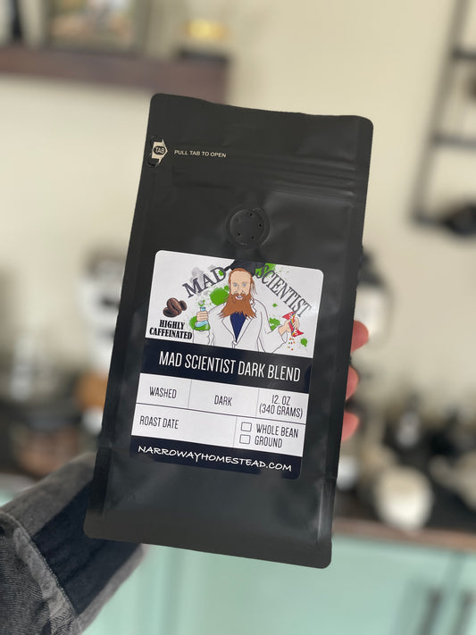 Mad Scientist Dark Blend - Highly Caffeinated