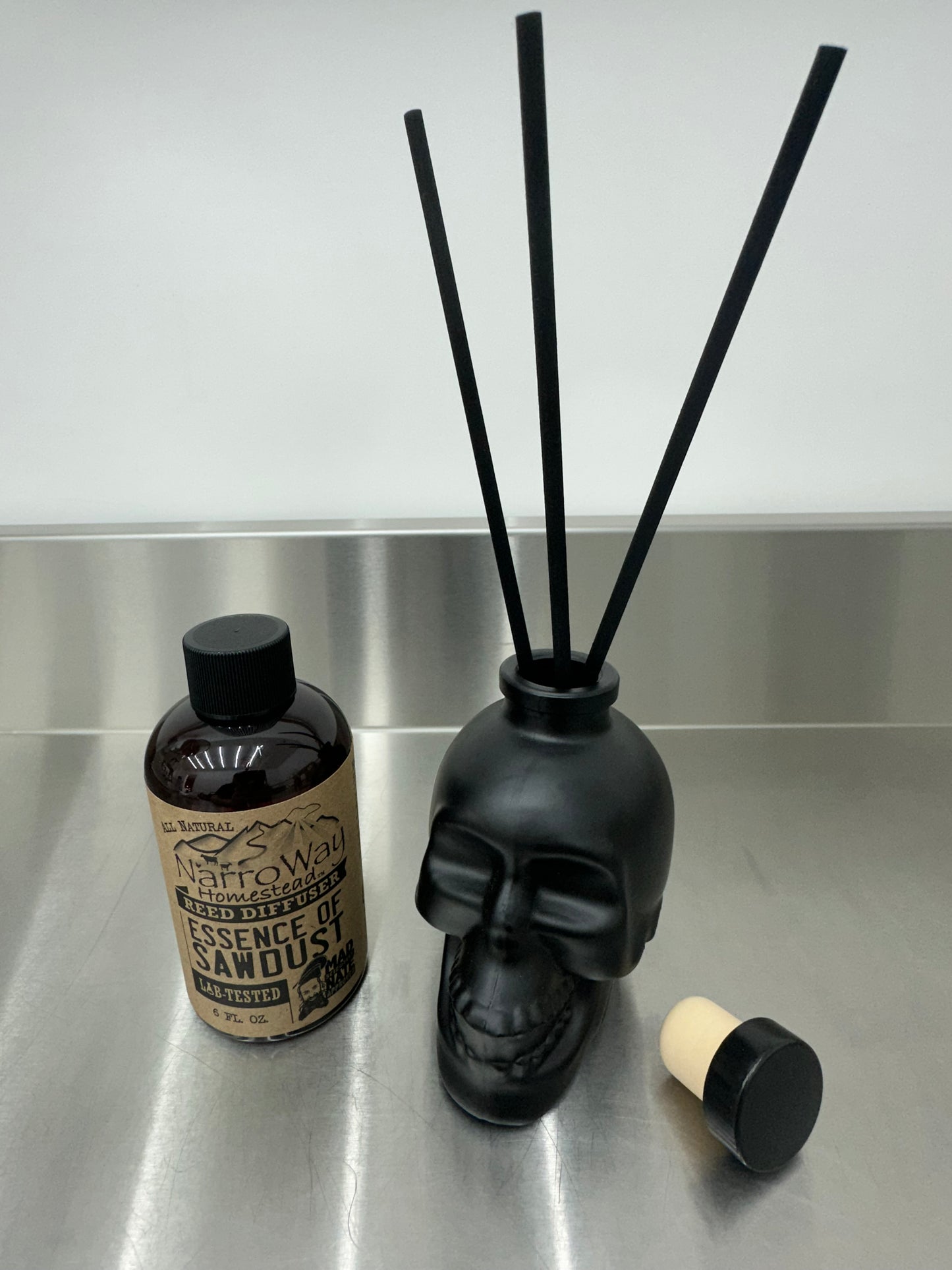 Skull Room Diffuser Oil, Vessel & Reeds