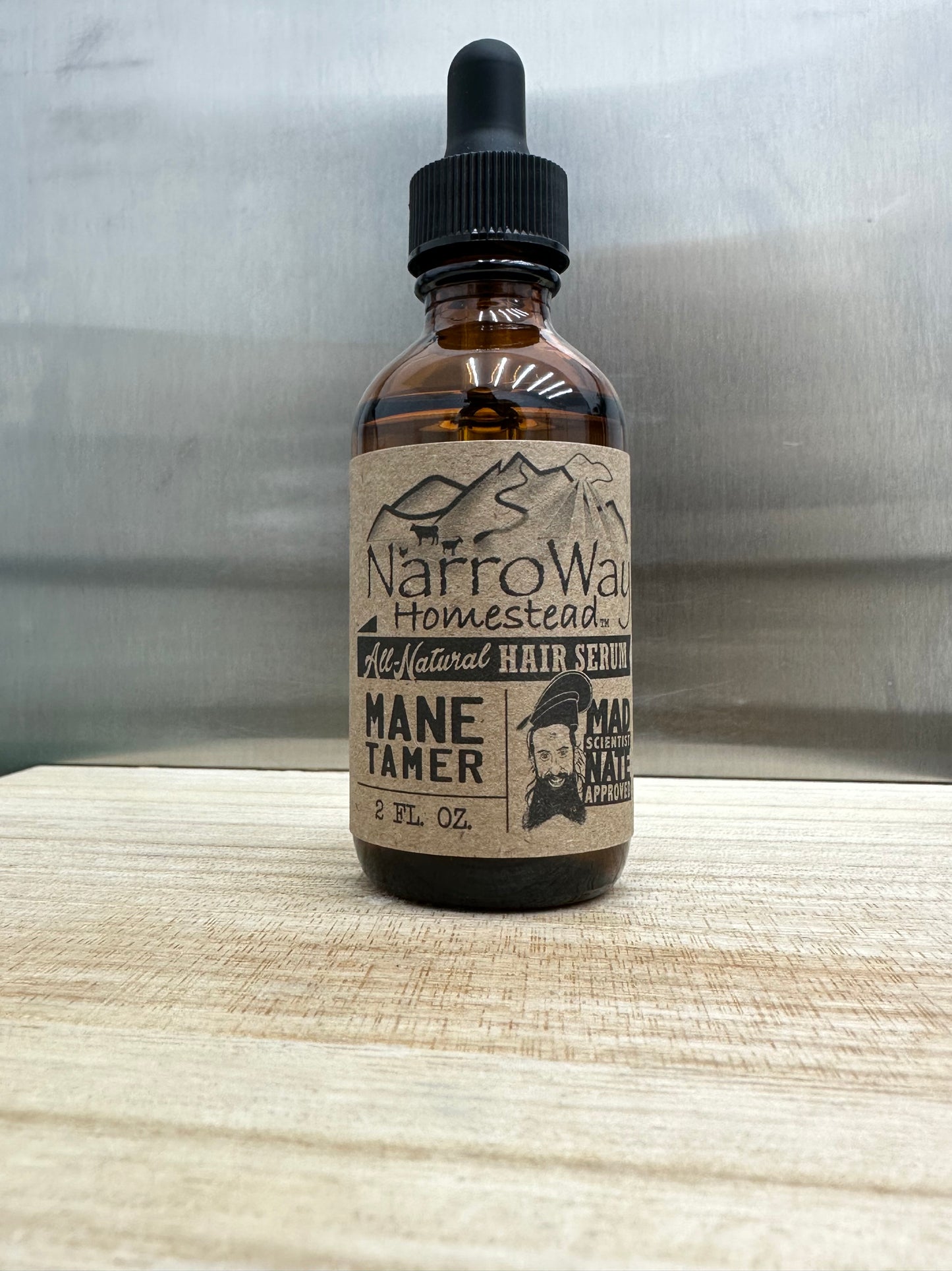 Mane Tamer All-Natural Hair Serum - Cedar Vanilla 2oz bottle