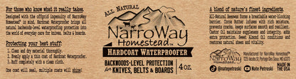 Hardcoat Waterproofer by NarroWay Homestead - Backwoods-Level