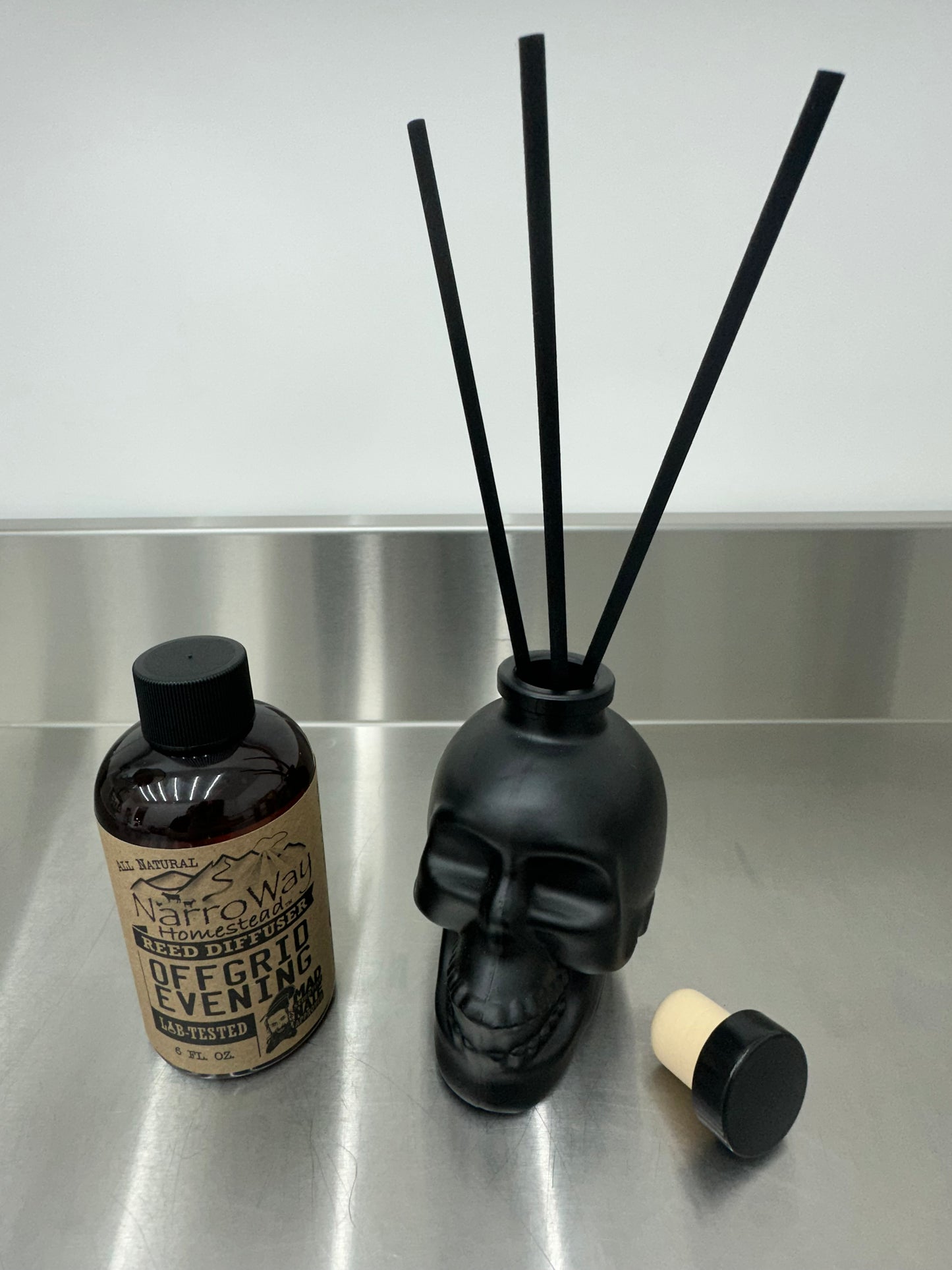 Skull Room Diffuser Oil, Vessel & Reeds