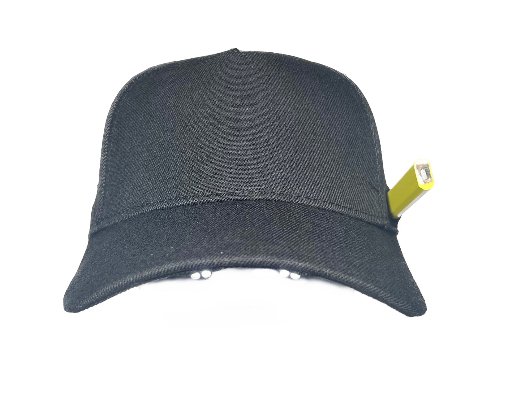Non-Logo Black Mesh Lighted Hats Bulk Order of 8
