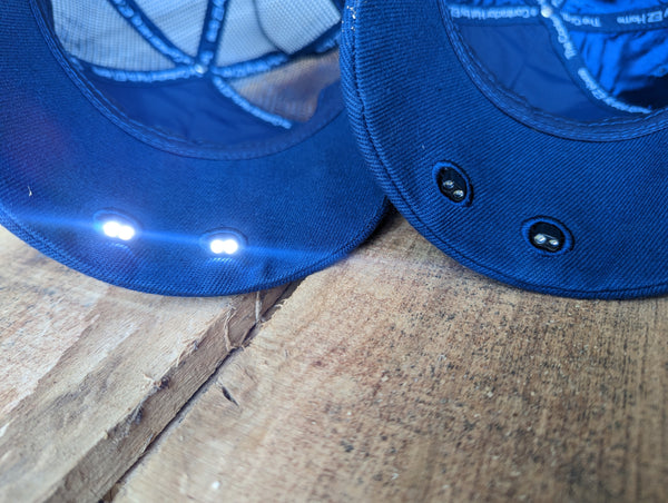 NarroWay Homestead Adjustable Ball Cap with built in head lamp
