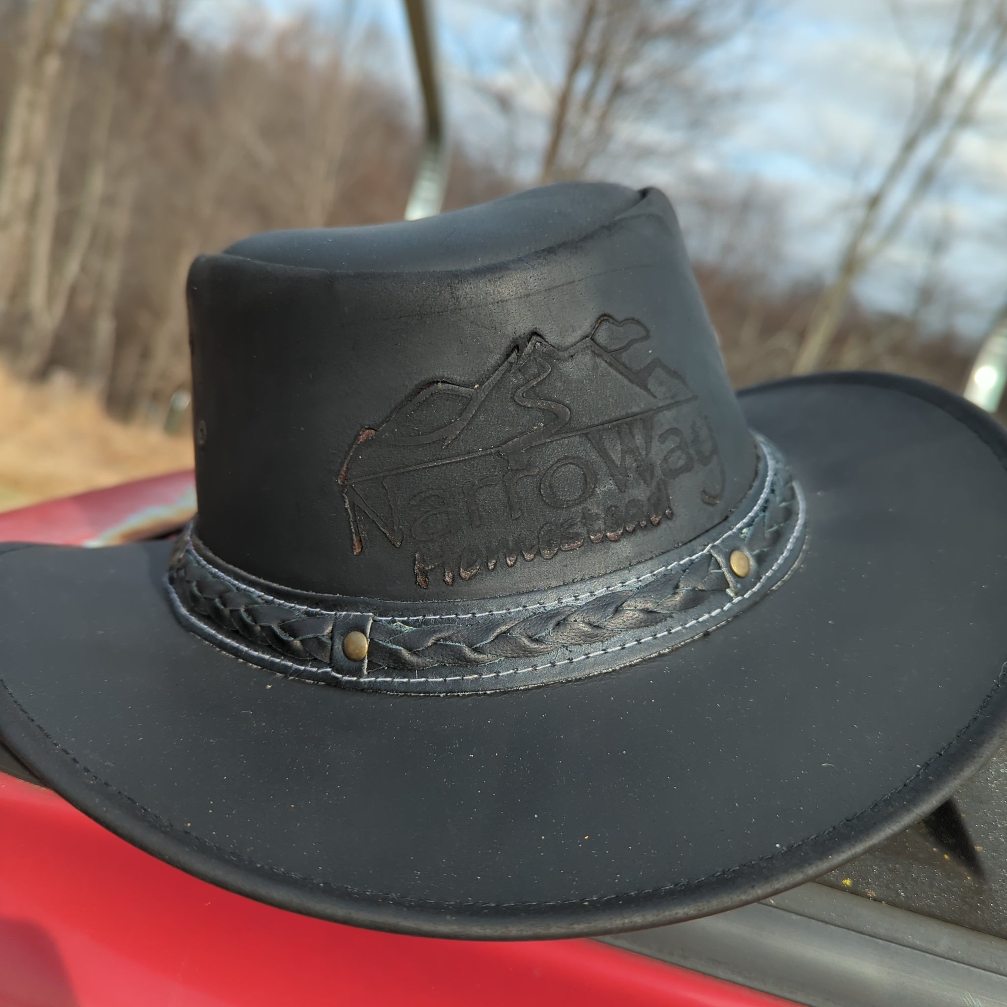 Leather Hat – NarroWay Homestead