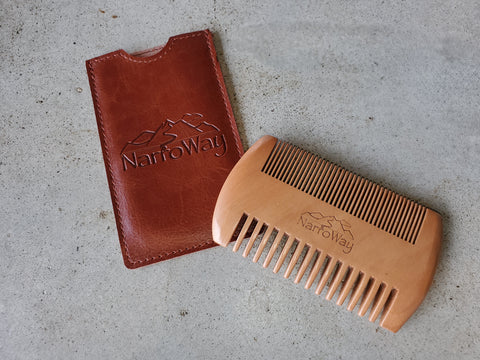 Wooden NarroWay Beard Comb