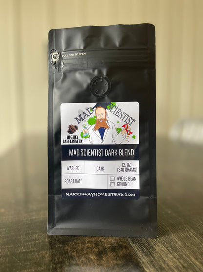 Mad Scientist Dark Blend - Highly Caffeinated